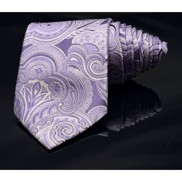 il_fullxfull.6852260632_5fcc.jpg Donald  J Trump Signature collection Paisley Purple Tie 60.5\